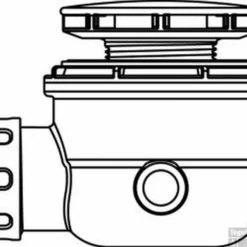 Wisa Douchebaksifon 90 Mm.