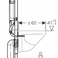Geberit Duofix Sigma Inbouwreservoir 12cm.h112 M/geurafzuiging Exclusief Wandankers -Baden Luxe Verkoop 85857