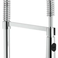 B&w-luxury Ardea Keukenkraan Met Kolom En Veer Chroom