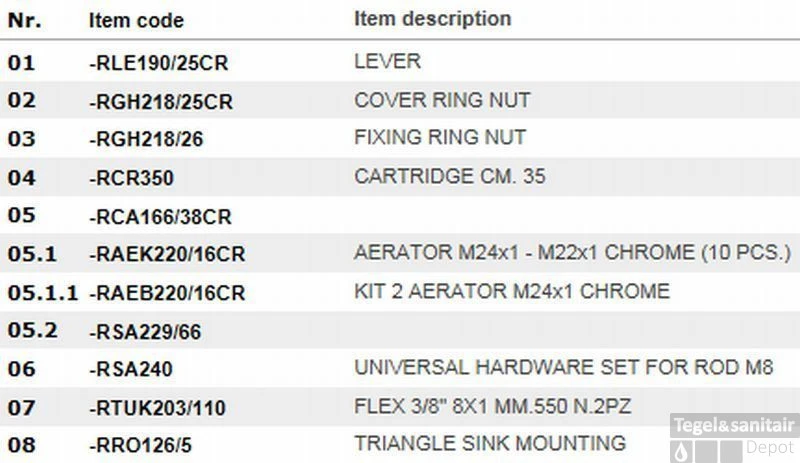 B&w-luxury Carati Keukenkraan Chroom 3 B&w-luxury Carati Keukenkraan Chroom - Afbeelding 3