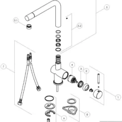 B&w-luxury Carati Keukenkraan Chroom 7 B&w-luxury Carati Keukenkraan Chroom -Baden Luxe Verkoop 86515