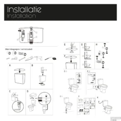 Toiletpot Differnz Staand Met AO Uitgang Inclusief Toiletbril Wit -Baden Luxe Verkoop 8712793562406 toiletpot differnz staand met ao uitgang inclusief toiletbril wit 5