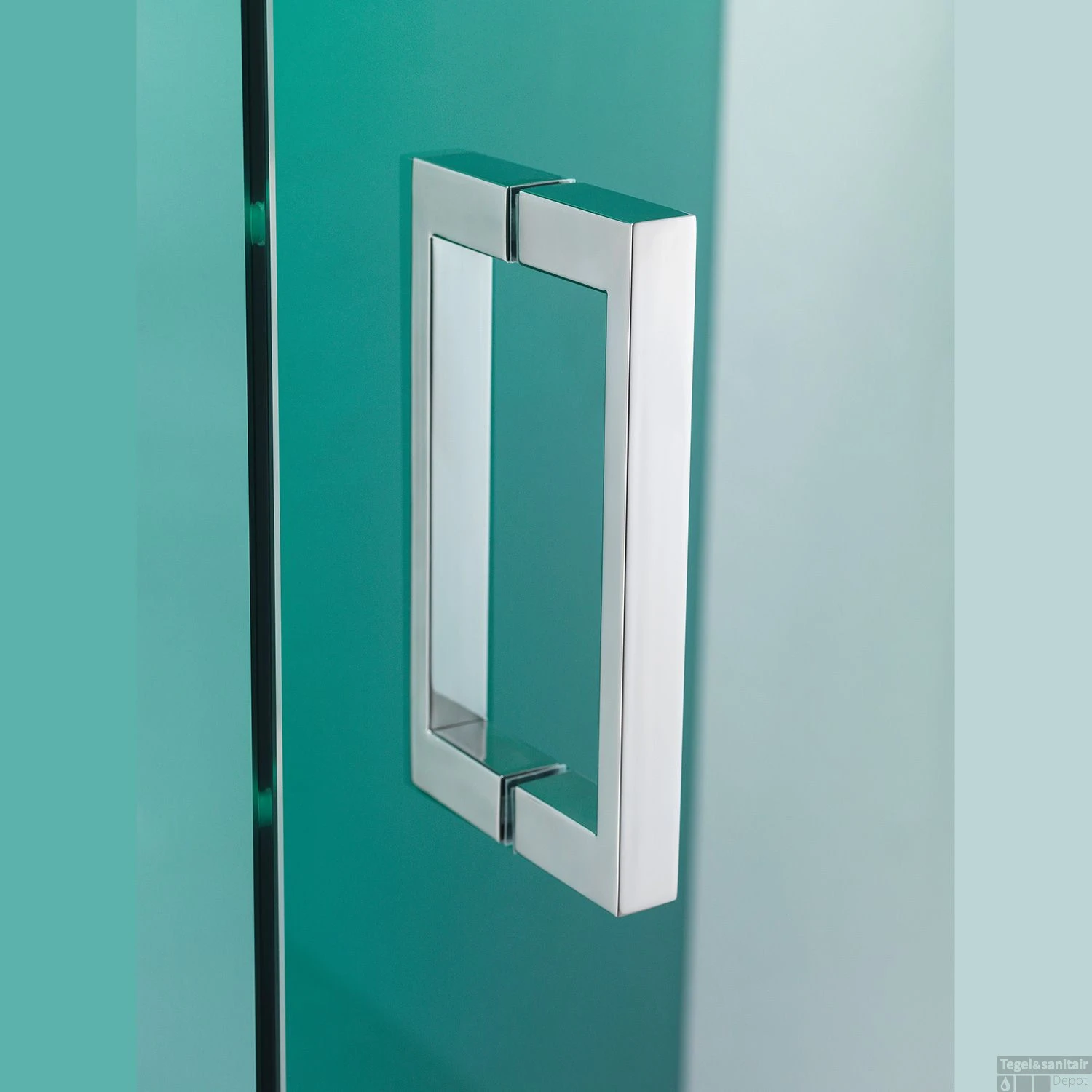 Nisdeur By Sealskin 'I AM' 90x200 Cm Pendeldeuren Chroom/Zilver Helder Glas Antikalk 2 Nisdeur By Sealskin 'I AM' 90x200 Cm Pendeldeuren Chroom/Zilver Helder Glas Antikalk - Afbeelding 2