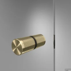 Sealskin Contour Draaideur Met Zijwand 100x100x200 Cm, 6 Mm Helder Veiligheidsglas Met Antikalklaag Goud Geborsteld -Baden Luxe Verkoop 8720553520139 2