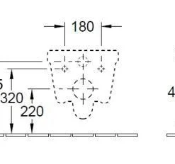 Villeroy & Boch Architectura Wandcloset Combipack Met Zitting Sc+qr Ceramicplus Wit -Baden Luxe Verkoop 89550