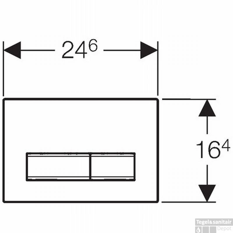 Geberit Sigma 50 Bed.plaat Eigen Ontwerp (ontwerp Via Sigma50.nl) Klantspecifiek 2 Geberit Sigma 50 Bed.plaat Eigen Ontwerp (ontwerp Via Sigma50.nl) Klantspecifiek - Afbeelding 2