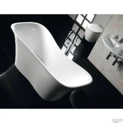 Vrijstaand Bad Sapho Flora Gegoten Marmer 180x80x67 Cm Wit -Baden Luxe Verkoop 99713 vrijstaand bad sapho flora marmer 180x80x67 cm wit 1