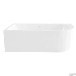 Ligbad Best Design Munster Half Vrijstaand 180x80 Links Glans Wit