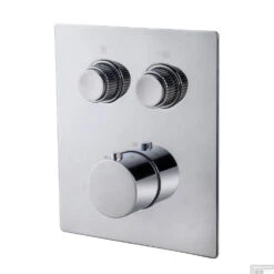 Afbouwdeel Inbouwthermostaat Wiesbaden Caral Klik Pro 2-weg Chroom