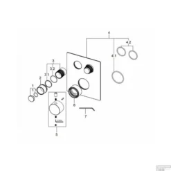 Afbouwdeel Inbouwthermostaat Wiesbaden Caral Klik Pro 2-weg Mat Zwart 5 Afbouwdeel Inbouwthermostaat Wiesbaden Caral Klik Pro 2-weg Mat Zwart -Baden Luxe Verkoop afbouwdeel inbouwthermostaat wiesbaden caral klik pro 2 weg mat zwart tech