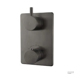 Afbouwdeel Wiesbaden Caral Inbouw Douche Thermostaatkraan 2-Weg Gunmetal