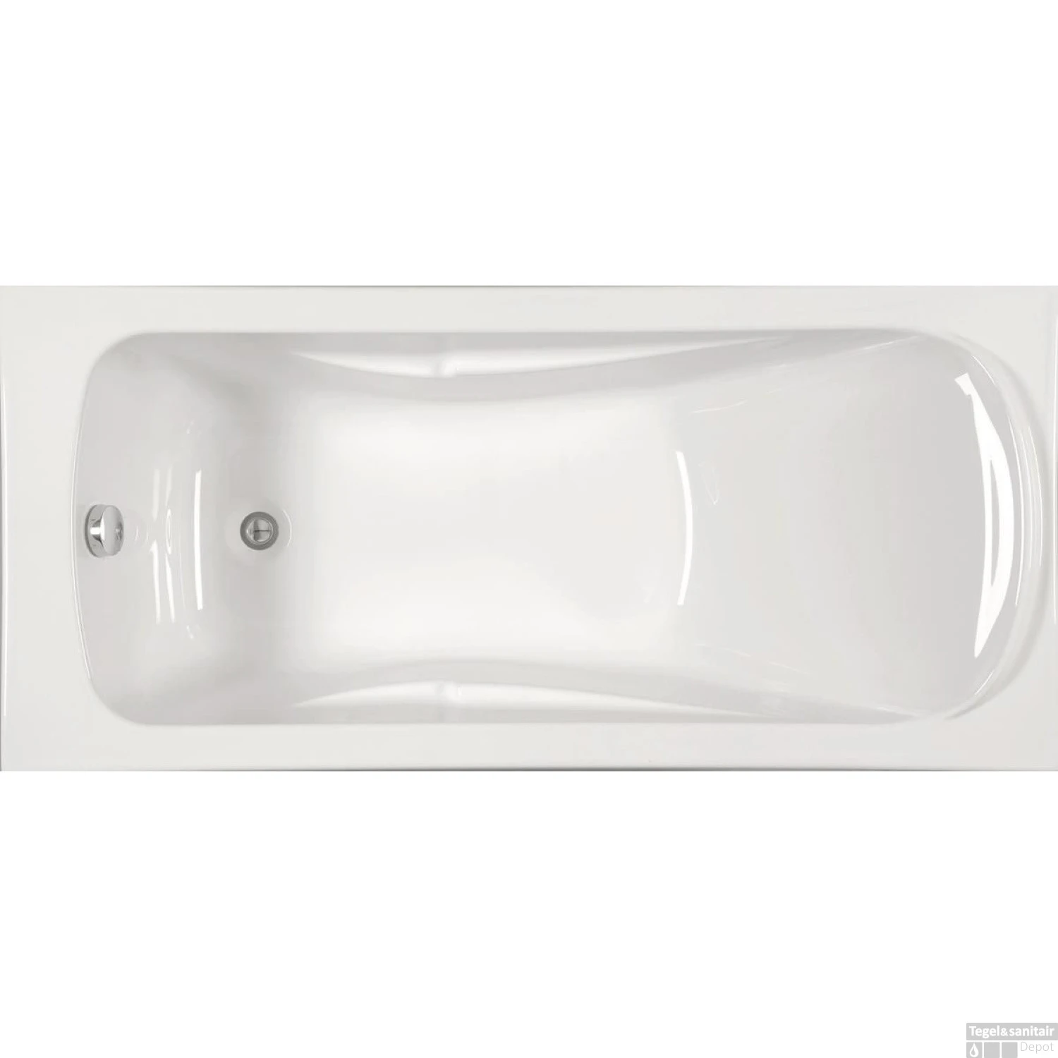 Allibert Ligbad Foria 170x70x38 Cm Wit 1 Allibert Ligbad Foria 170x70x38 Cm Wit