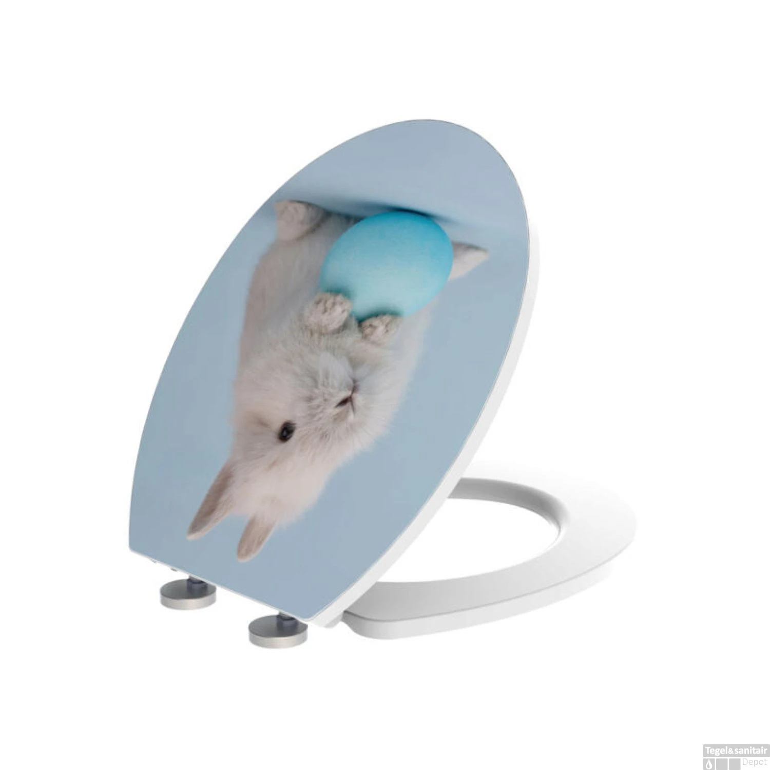 Allibert Toiletzitting Bunny Decor 2 Allibert Toiletzitting Bunny Decor - Afbeelding 2
