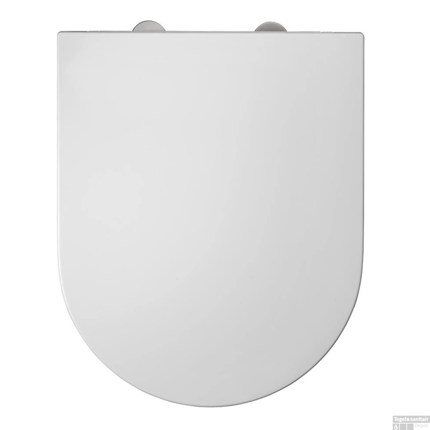 Allibert Toiletzitting Duneo 36,5x3,6x45 Cm Glanzend Wit