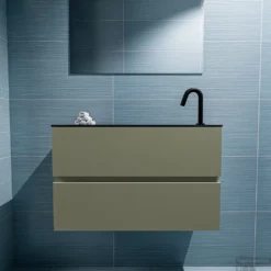 MONDIAZ ADA 80cm Toiletmeubel Army. LEX Wastafel Urban Rechts 1 Kraangat -Baden Luxe Verkoop badkamermeubel ada army model lex urban front 0017