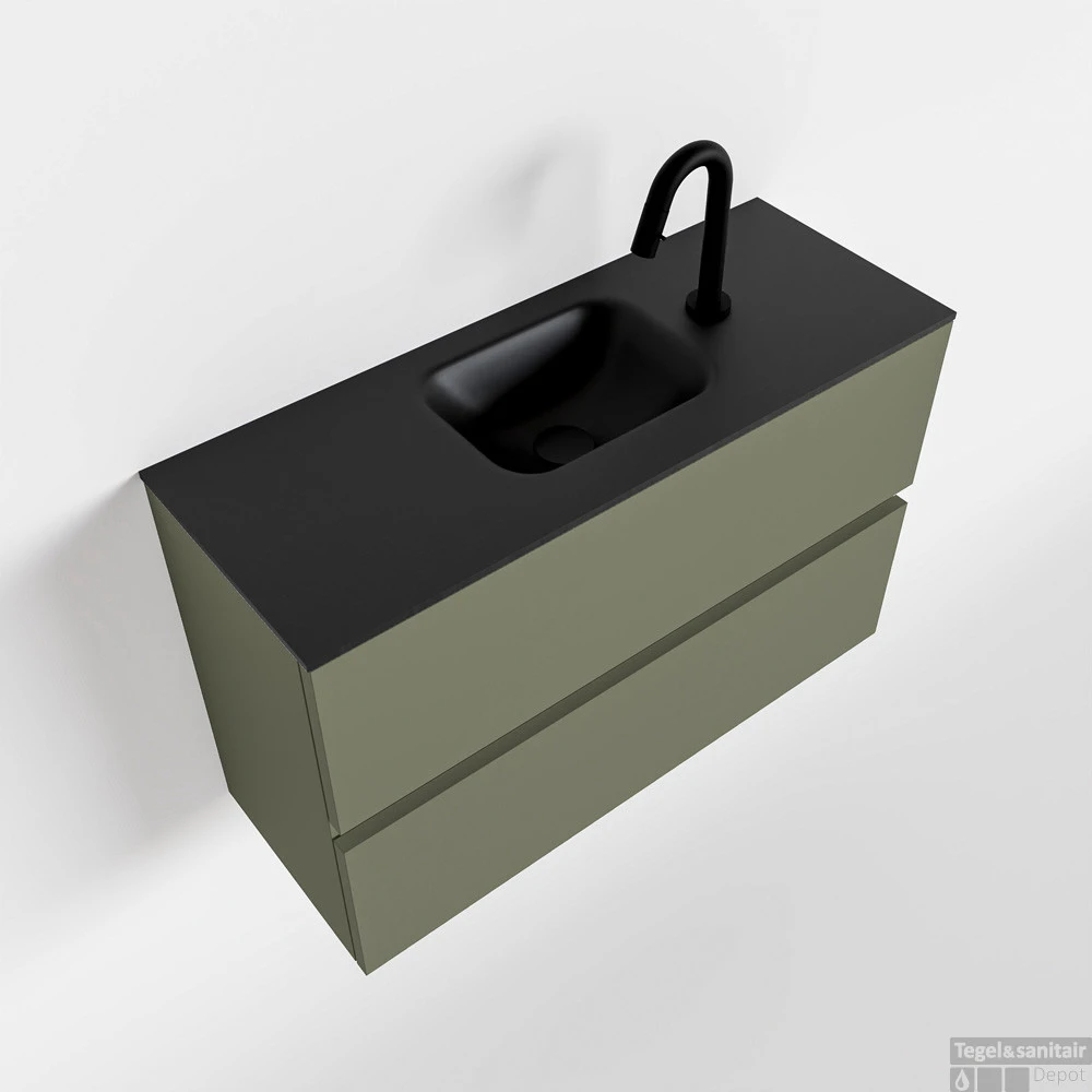 MONDIAZ ADA 80cm Toiletmeubel Army. LEX Wastafel Urban Midden 1 Kraangat 1 MONDIAZ ADA 80cm Toiletmeubel Army. LEX Wastafel Urban Midden 1 Kraangat