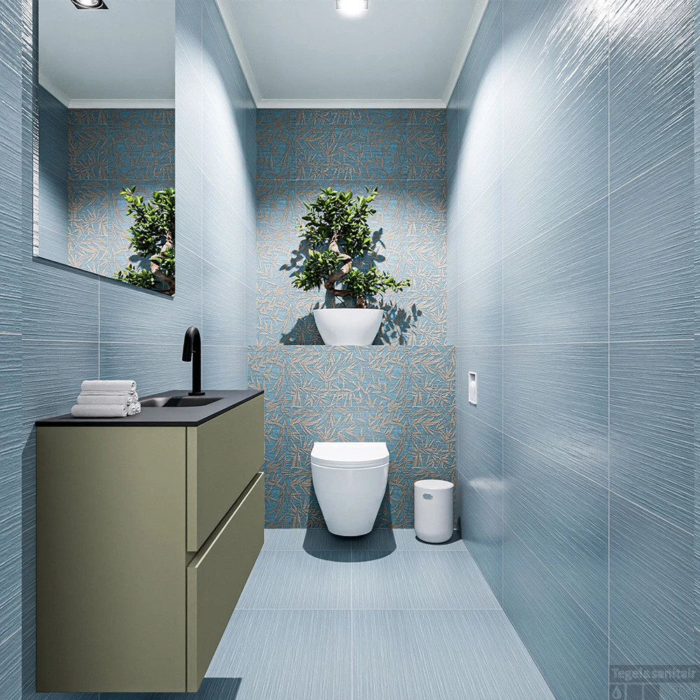 MONDIAZ ADA 80cm Toiletmeubel Army. LEX Wastafel Urban Midden 1 Kraangat 2 MONDIAZ ADA 80cm Toiletmeubel Army. LEX Wastafel Urban Midden 1 Kraangat - Afbeelding 2