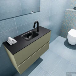 MONDIAZ ADA 80cm Toiletmeubel Army. LEX Wastafel Urban Midden 1 Kraangat 7 MONDIAZ ADA 80cm Toiletmeubel Army. LEX Wastafel Urban Midden 1 Kraangat -Baden Luxe Verkoop badkamermeubel ada army model lex urban top 0013