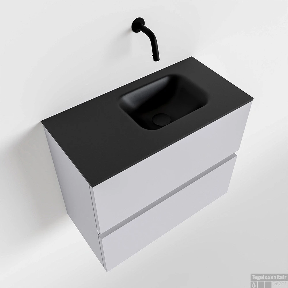 MONDIAZ ADA 60cm Toiletmeubel Cale. LEX Wastafel Urban Rechts Zonder Kraangat 1 MONDIAZ ADA 60cm Toiletmeubel Cale. LEX Wastafel Urban Rechts Zonder Kraangat