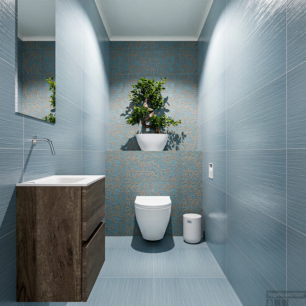 MONDIAZ ADA 40cm Toiletmeubel Dark Brown. LEX Wastafel Talc Links Zonder Kraangat 2 MONDIAZ ADA 40cm Toiletmeubel Dark Brown. LEX Wastafel Talc Links Zonder Kraangat - Afbeelding 2