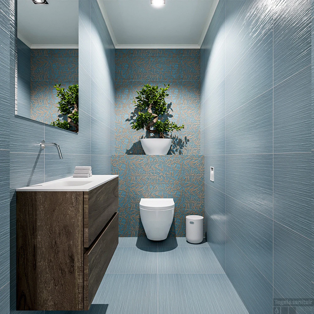 MONDIAZ ADA 80cm Toiletmeubel Dark Brown. LEX Wastafel Talc Links Zonder Kraangat 2 MONDIAZ ADA 80cm Toiletmeubel Dark Brown. LEX Wastafel Talc Links Zonder Kraangat - Afbeelding 2