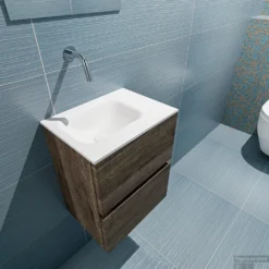 MONDIAZ ADA 40cm Toiletmeubel Dark Brown. LEX Wastafel Talc Links Zonder Kraangat 7 MONDIAZ ADA 40cm Toiletmeubel Dark Brown. LEX Wastafel Talc Links Zonder Kraangat -Baden Luxe Verkoop badkamermeubel ada dark brown model lex talc top 00006