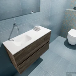 MONDIAZ ADA 80cm Toiletmeubel Dark Brown. LEX Wastafel Talc Links Zonder Kraangat 7 MONDIAZ ADA 80cm Toiletmeubel Dark Brown. LEX Wastafel Talc Links Zonder Kraangat -Baden Luxe Verkoop badkamermeubel ada dark brown model lex talc top 00016