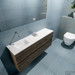 MONDIAZ ADA 120cm Toiletmeubel Dark Brown. LEX Wastafel Talc Links Zonder Kraangat 7 MONDIAZ ADA 120cm Toiletmeubel Dark Brown. LEX Wastafel Talc Links Zonder Kraangat -Baden Luxe Verkoop badkamermeubel ada dark brown model lex talc top 00028