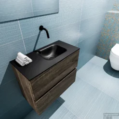 MONDIAZ ADA 60cm Toiletmeubel Dark Brown. LEX Wastafel Urban Rechts Zonder Kraangat 7 MONDIAZ ADA 60cm Toiletmeubel Dark Brown. LEX Wastafel Urban Rechts Zonder Kraangat -Baden Luxe Verkoop badkamermeubel ada dark brown model lex urban top 00012