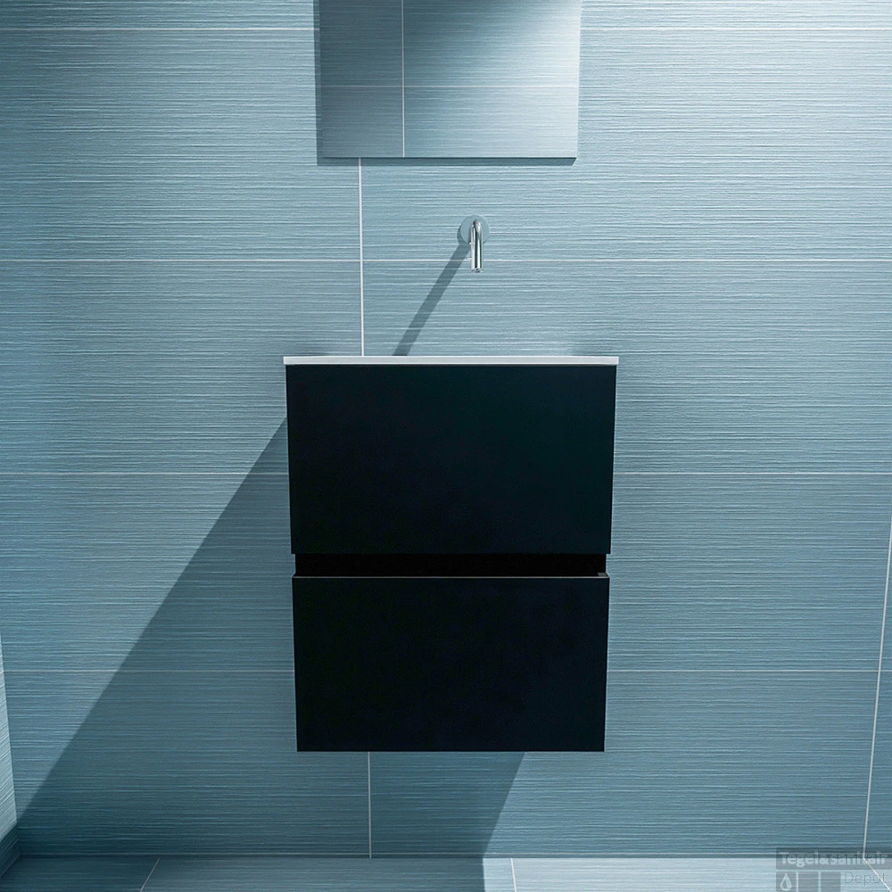 MONDIAZ ADA 40cm Toiletmeubel Urban. LEX Wastafel Talc Rechts Zonder Kraangat 4 MONDIAZ ADA 40cm Toiletmeubel Urban. LEX Wastafel Talc Rechts Zonder Kraangat - Afbeelding 4