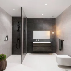 Badkamermeubel Solid Surface BWS Stockholm 120x46 Cm Links Wood Dark Brown (0 Kraangaten) -Baden Luxe Verkoop badkamermeubel solid surface bws stockholm 120x46 cm links wood dark brown 0 kraangaten pc75341185 00189 3