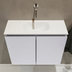 MONDIAZ TURE 60cm Toiletmeubel Cale. EDEN Wastafel Talc Midden Geen Kraangat 8 MONDIAZ TURE 60cm Toiletmeubel Cale. EDEN Wastafel Talc Midden Geen Kraangat -Baden Luxe Verkoop badkamermeubel ture cale model eden talc top 0008