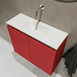 MONDIAZ TURE 60cm Toiletmeubel Fire. EDEN Wastafel Talc Midden Geen Kraangat 7 MONDIAZ TURE 60cm Toiletmeubel Fire. EDEN Wastafel Talc Midden Geen Kraangat -Baden Luxe Verkoop badkamermeubel ture fire model eden talc sidetop 0008