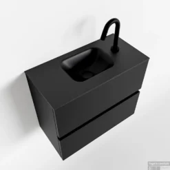 MONDIAZ ADA 60cm Toiletmeubel Urban. LEX Wastafel Urban Midden 1 Kraangat