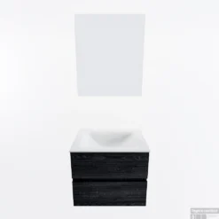 MONDIAZ VICA 60cm Badmeubel Onderkast Antracite 2 Lades. Wastafel CLOUD Midden Zonder Kraangat, Kleur Talc Met Spiegel LED. 11 MONDIAZ VICA 60cm Badmeubel Onderkast Antracite 2 Lades. Wastafel CLOUD Midden Zonder Kraangat, Kleur Talc Met Spiegel LED. -Baden Luxe Verkoop badkamermeubel vica antracite cloud talc google11 0003