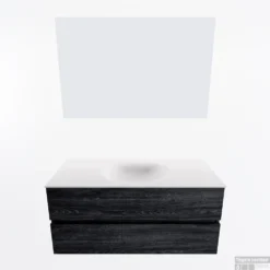 MONDIAZ VICA 110cm Badmeubel Onderkast Antracite 2 Lades. Wastafel Moon Midden Zonder Kraangat, Kleur Talc Met Spiegel LED. 11 MONDIAZ VICA 110cm Badmeubel Onderkast Antracite 2 Lades. Wastafel Moon Midden Zonder Kraangat, Kleur Talc Met Spiegel LED. -Baden Luxe Verkoop badkamermeubel vica antracite moon talc google11 0019