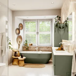 MONDIAZ VICA 200cm Badmeubel Onderkast Army 4 Lades. Wastafel CLOUD Dubbel 2 Kraangaten, Kleur Talc. -Baden Luxe Verkoop badkamermeubel vica army cloud talc set3 0104