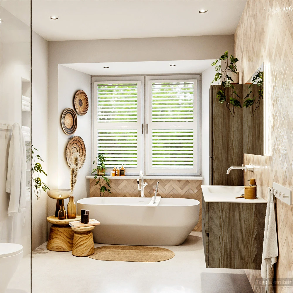 MONDIAZ VICA 110cm Badmeubel Onderkast Dark Brown Grey 2 Lades. Wastafel CLOUD Links Zonder Kraangat, Kleur Talc Met Spiegel LED. 6 MONDIAZ VICA 110cm Badmeubel Onderkast Dark Brown Grey 2 Lades. Wastafel CLOUD Links Zonder Kraangat, Kleur Talc Met Spiegel LED. - Afbeelding 6