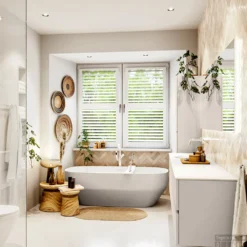 MONDIAZ VICA 200cm Badmeubel Onderkast Linen 4 Lades. Wastafel MOON Links Zonder Kraangat, Kleur Talc. 12 MONDIAZ VICA 200cm Badmeubel Onderkast Linen 4 Lades. Wastafel MOON Links Zonder Kraangat, Kleur Talc. -Baden Luxe Verkoop badkamermeubel vica linen moon talc set3 0105