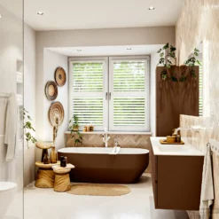 MONDIAZ VICA 160cm Badmeubel Onderkast Rust 4 Lades. Wastafel CLOUD Rechts Zonder Kraangat, Kleur Talc. -Baden Luxe Verkoop badkamermeubel vica rust cloud talc set3 0082