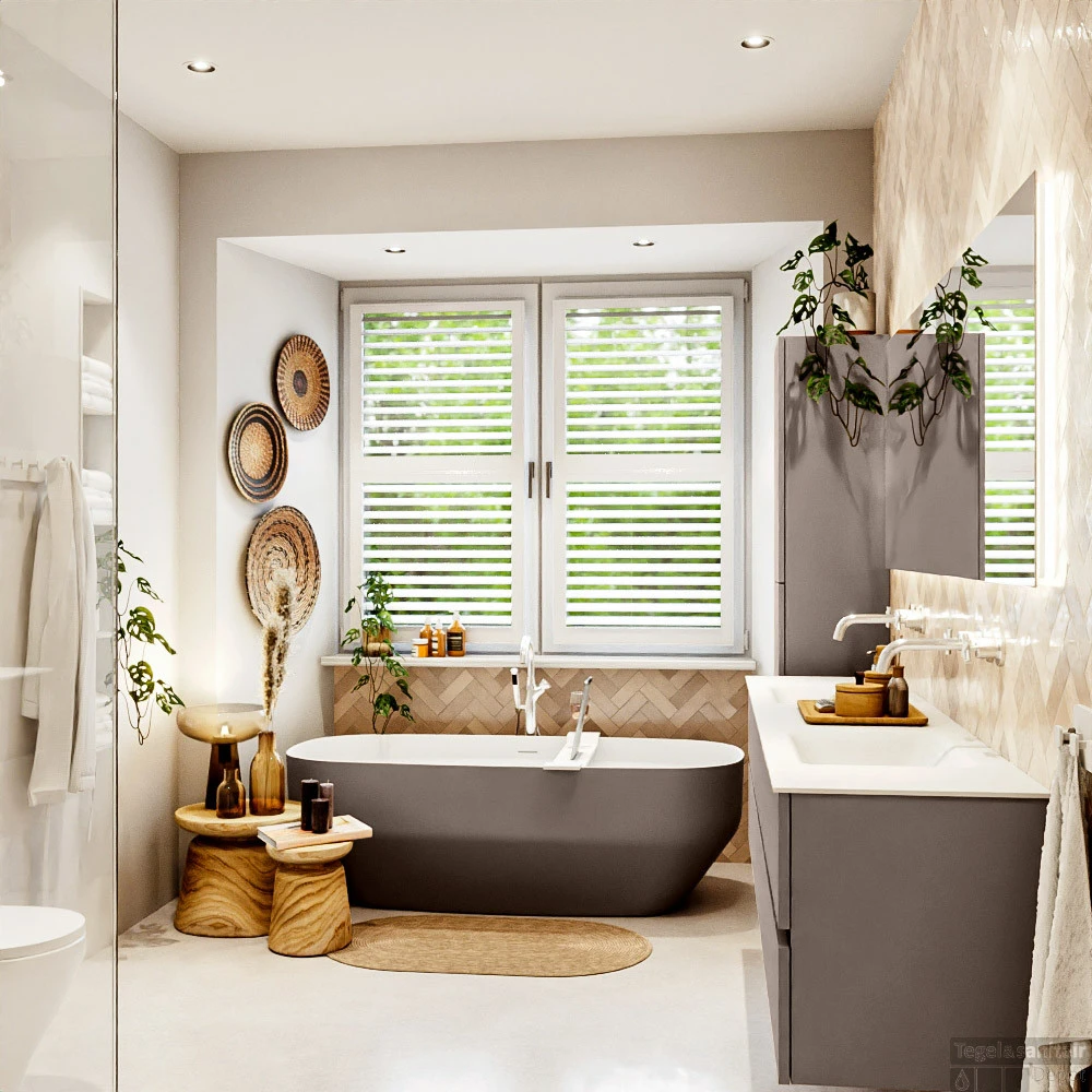 MONDIAZ VICA 200cm Badmeubel Onderkast Smoke 4 Lades. Wastafel CLOUD Dubbel Zonder Kraangat, Kleur Talc Met Spiegel LED. 6 MONDIAZ VICA 200cm Badmeubel Onderkast Smoke 4 Lades. Wastafel CLOUD Dubbel Zonder Kraangat, Kleur Talc Met Spiegel LED. - Afbeelding 6