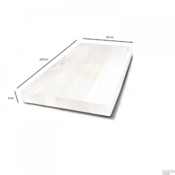 Badkamermeubelset BWS Eiken Massief Hout Bovenblad Recht 120 Cm Wit -Baden Luxe Verkoop badkamermeubelset bws eiken massief hout bovenblad recht 120 cm wit tech