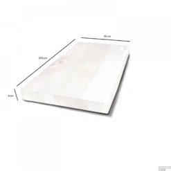 Badkamermeubelset BWS Eiken Massief Hout Bovenblad Recht 140 Cm Wit -Baden Luxe Verkoop badkamermeubelset bws eiken massief hout bovenblad recht 140 cm wit tech