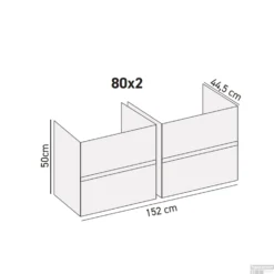 Badkamermeubelset Boss & Wessing Sally 160 Cm Vier Soft-Close Lades Hoogglans Wit -Baden Luxe Verkoop badkamermeubelset creavit sally 160 cm vier soft close lades hoogglans wit tech