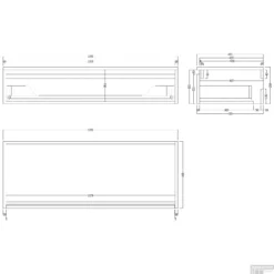 Badkamermeubelset Gliss Design Calypso 120 Cm Zwart Eiken -Baden Luxe Verkoop badkamermeubelset gliss design calypso 120 cm zwart eiken tech2 3