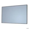 Badkamerspiegel Sanicare Q-Mirrors 80x70x2cm Zwart