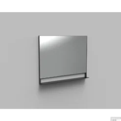 Badkamerspiegel Met Planchet Arcqua Reflect 100x80 Cm Mat Zwart