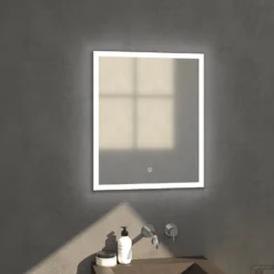 Badkamerspiegel Met LED Verlichting Sanitop Edge 58x70x3 Cm