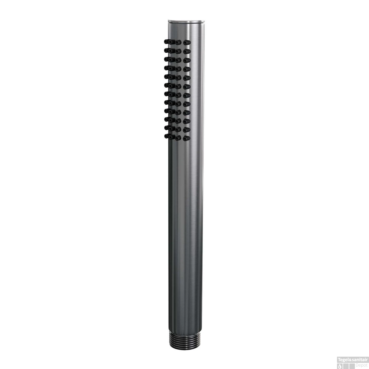 Badkraan Vrijstaand Brauer Gunmetal Carving Met Staaf Handdouche Geborsteld Gunmetal - Afbeelding 4