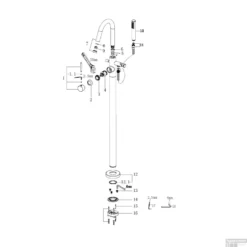 Badkraan Vrijstaand Wiesbaden Caral Mengkraan Compleet Geborsteld Messing Goud -Baden Luxe Verkoop badkraan vrijstaand wiesbaden geborsteld messing tech1